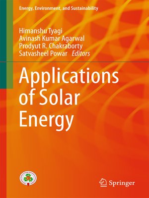 cover image of Applications of Solar Energy